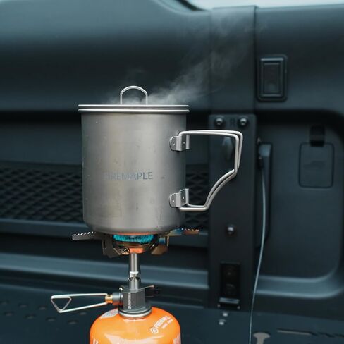 موقد Fire-Maple Greenpeak 2 لحقائب الظهر والتخييم مع صمام منظم صغير - معدات طبخ خفيفة الوزن وصغيرة الحجم تعمل بالبروبان للمشي لمسافات طويلة والرحلات والصيد والاستخدام في حالات الطوارئ in Kuwait