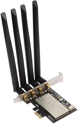 ASHATA Wireless Network Card Adapter, BCM94360CD Adapter NGFF to PCI-E Converter Desktop Wireless Network Card Adapter Card in Saudi Arabia