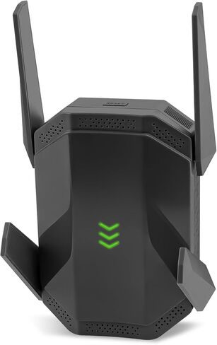 موسع AX3000 WiFi 6، معزز إشارة موسع WiFi ثنائي النطاق، معزز الإنترنت مع منفذ جيجابت إيثرنت، يغطي ما يصل إلى 12000 قدم مربع و99 جهازًا، سرعة أسرع وإعداد سهل، رمادي in Saudi Arabia
