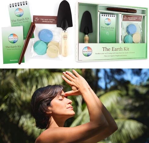 The Air Kit by Two Sage Sisters – Self Care Package for Women and Men with Airspinner, Breathing Cards, Notebook and Marker – Mindfulness and Healing Gifts for Relief and Meditation in Saudi Arabia