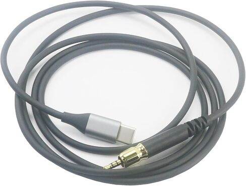 كابل صوت بديل لكابل USB C من NewFantasia متوافق مع سماعات ألعاب Sennheiser Game ONE وGame Zero وPC 373D وGSP 350 وGSP 500 وGSP 600 بطول 2 متر/6.7 قدم in Kuwait