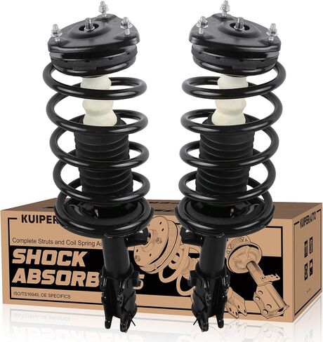 171348L 171348R 37240 4PCS Complete Front Rear Struts Assembly Compatible for 2001-2007 Toyota Sequoia (4WD RWD) Front & Rear Coil Spring Shock Absorber in Kuwait