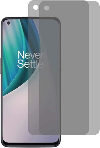 Screen Protector [2 Pack] for OnePlus Nord N10 5G, 6.49'' Privacy, Anti-spy, 9H Hardness Front Glass Screen Protector, Compatible with BE2029 BE2025 BE2026 BE2028 in Saudi Arabia