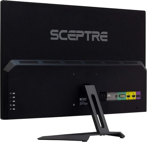 شاشة Sceptre IPS 27 بوصة 4K UHD LED تصل إلى 75 هرتز، DIsplayPort HDMI DVI مكبرات صوت مدمجة، آلة بدون إطار أسود 2020 (U279W-4000R) in Kuwait
