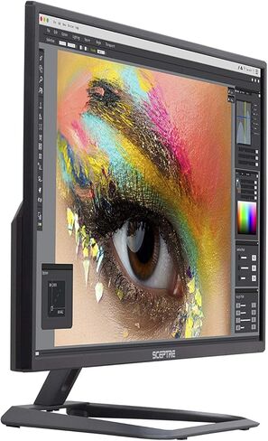 شاشة Sceptre IPS 27 بوصة 4K UHD LED تصل إلى 75 هرتز، DIsplayPort HDMI DVI مكبرات صوت مدمجة، آلة بدون إطار أسود 2020 (U279W-4000R) in Kuwait