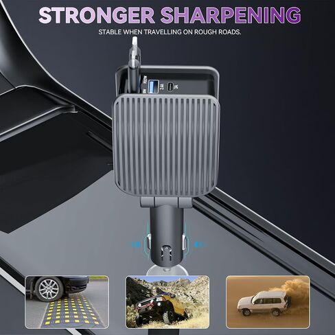 84W Retractable Car Charger, 4 in 1 Fast Charging Cigarette Lighter Adapter, USB-C Type-C Car Charger, Compatible with Apple, iPhone 16/15/14/13/12/11, iPad, Galaxy, Pixel-1Pcs in Saudi Arabia