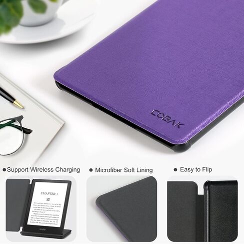 حافظة CoBak لجهاز Kindle Paperwhite - غطاء جلد PU جديد تمامًا مع ميزة التنبيه التلقائي للنوم لجهاز Kindle Paperwhite Signature Edition وKindle Paperwhite الجيل الحادي عشر 2021 in Saudi Arabia