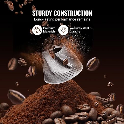 VEVOR Coffee Maker with Grinder, 10 Cup Coffee Machine, Grind and Brew Coffee Maker with 3 Brew Strength Control, Drip Coffee Maker with Adjustable Grinding Coarseness, for Home Office Restaurant in Saudi Arabia