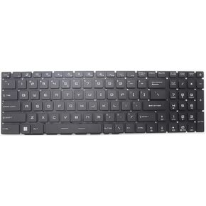 لوحة مفاتيح بديلة جديدة لـ MSI GE76 رايدر 10UG 10UH 11UG 11UH 11UE MS-17K3 MS-17K2 GP76 GS76 لكل مفتاح RGB بإضاءة خلفية أمريكية