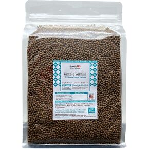 Simple Cichlid 3.5mm Floating, 2.5 lb. Large Pellets Fish Food