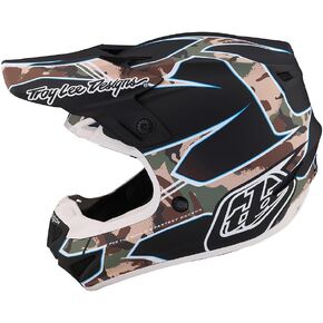 Troy Lee Designs SE4 Polyacrylite Mono Adult Motocross Helmet W/MIPS - Full Face Offroad Motorcycle Dirt Bike ATV Powersports Dual Sport Racing Helmet - Mens Womens Unisex (Black, MD)