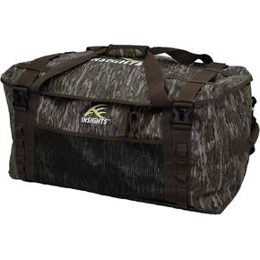 Insights Hunting by frogg toggs– The Traveler Gear Bag, All Around Hunting Weatherproof Storage Duffle, XXL 5000 Cubic Inches of Storage Space, Mossy Oak Bottomland