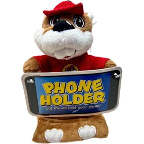 Buc-ee's Phone Holder The Beaver Stuffed Phone Stand