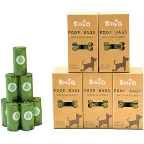 Poop Bags for Dogs Biodegradable Poop Bags Dog, Ultra Thick Dog Bag Rools for Waste Refuse Cleanup, Doggie Poop Bags 120 Count 8 Rolls,Lavender Fragrance