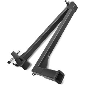 Swing Away Hitch Adapter, 90°-120° Swing Arm, 200 Lbs Load Capacity, Hitch Mounted Bike Racks Extension Accessory for Trucks, SUVs, and Cars
