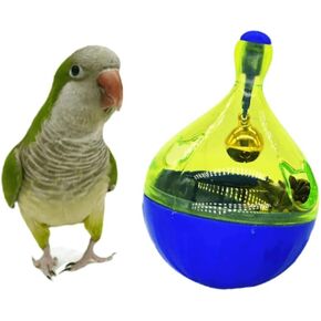 Bird Intelligence Toy, Parrot Feeder Toy Supplies Fun Training Leaking Food Items Budgie Cockatiel Foraging Development Intelligence Bird Toy (Small)