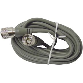 DIESEL - 9 FOOT RG8X 95% SHIELDED GREY COAX CABLE WITH MOLDED PL259 CONNECTORS ON EACH END