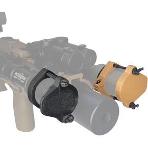 Light/Lens Cover with Tip Grip for Weapon Mounted Flashlights (Black, Pro Tac HLX/HLX Pro)