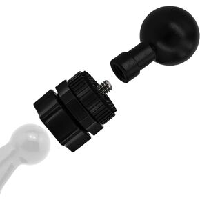 for Garmin Truck GPS 17mm to 22mm Ball Head Mount 1/4" Screw to 22mm Adapter for Garmin XL GPS DriveSmart 86 76 66 dezl OTR1020 820 720 620 RV 1095 895 795 Overlander Large Truck GPS NAVIGATOR