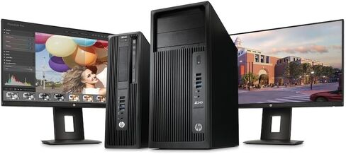 كمبيوتر مكتبي HP Z240 Tower Workstation، Intel Core i7-7700، 32 جيجا DDR4 RAM 512 جيجا SSD، 2 DisplayPort، WiFi، بلوتوث، لوحة مفاتيح وماوس، Windows 11 Pro (متجدد) in Saudi Arabia