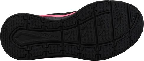 Skechers Women's D'lux Walker - Infinite Motion Shoes, Black/Hot Pink, 10 M in Saudi Arabia