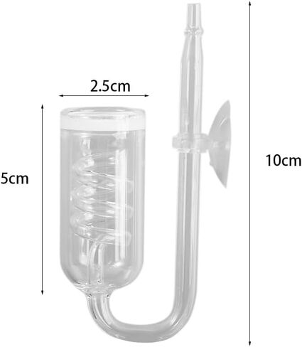 Vctitil CO2 الناشر CO2 رذاذ الناشر مع مشبك كأس الشفط لحوض السمك النباتات الحية مضخة الهواء الملحقات in Kuwait