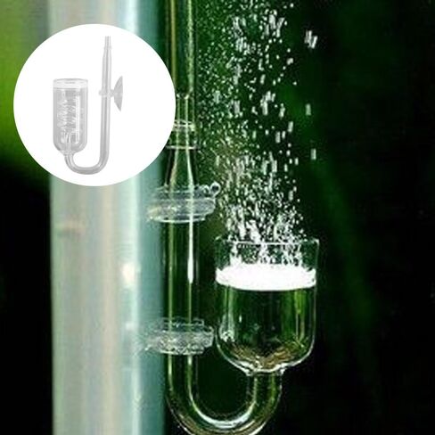 Vctitil CO2 الناشر CO2 رذاذ الناشر مع مشبك كأس الشفط لحوض السمك النباتات الحية مضخة الهواء الملحقات in Kuwait