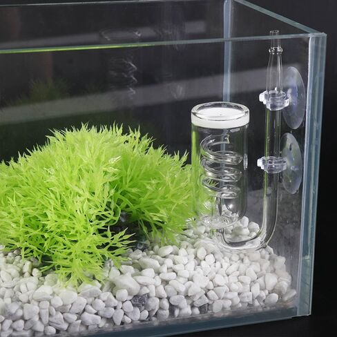 Vctitil CO2 الناشر CO2 رذاذ الناشر مع مشبك كأس الشفط لحوض السمك النباتات الحية مضخة الهواء الملحقات in Kuwait