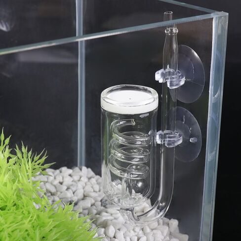 Vctitil CO2 الناشر CO2 رذاذ الناشر مع مشبك كأس الشفط لحوض السمك النباتات الحية مضخة الهواء الملحقات in Kuwait