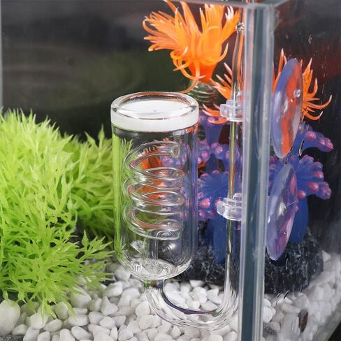 Vctitil CO2 الناشر CO2 رذاذ الناشر مع مشبك كأس الشفط لحوض السمك النباتات الحية مضخة الهواء الملحقات in Kuwait