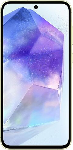 Samsung Galaxy A55 5G A556E 128GB ثنائي شريحة الاتصال GSM هاتف ذكي يعمل بنظام Android (البديل اللاتيني / LTE متوافق مع الولايات المتحدة) - ليموني رائع in Saudi Arabia