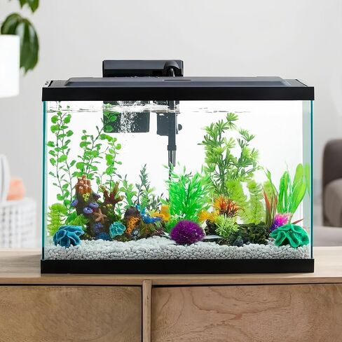 kingsea Aquarium Background, 39"x17" Blue Aquarium Background Static Cling, Aquarium Wallpaper for Aquarium Decoration and Fish Coloring in Kuwait