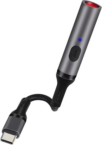 Electric Lighter USB-C Windproof Waterproof, Does Not Require Charging, Suitable for Outdoor Camping, Traveling, Daily Use Apple/Android Compatible in Saudi Arabia