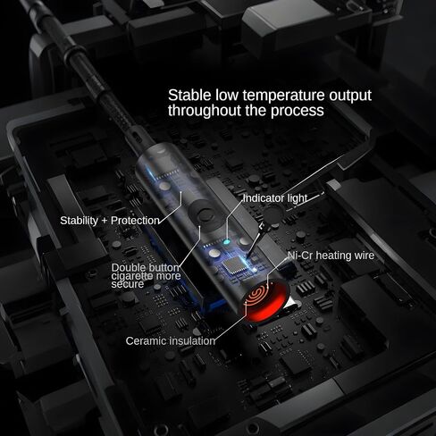 Electric Lighter USB-C Windproof Waterproof, Does Not Require Charging, Suitable for Outdoor Camping, Traveling, Daily Use Apple/Android Compatible in Saudi Arabia