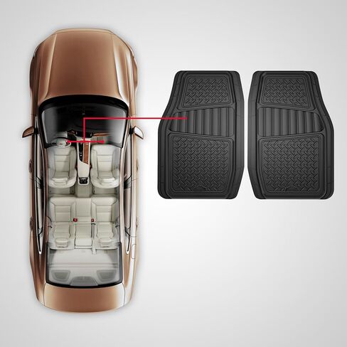 Armor All 4-Piece Black Rubber Floor Mats in Saudi Arabia