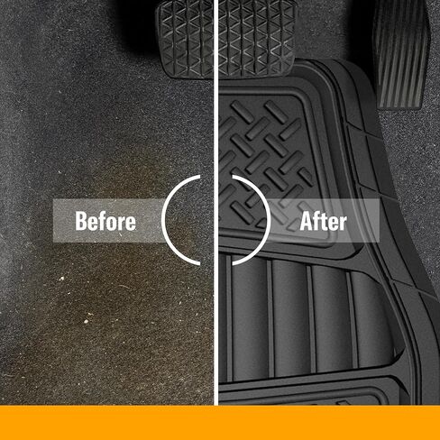 Armor All 4-Piece Black Rubber Floor Mats in Saudi Arabia