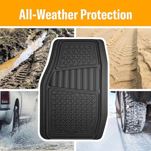 Armor All 4-Piece Black Rubber Floor Mats in Saudi Arabia
