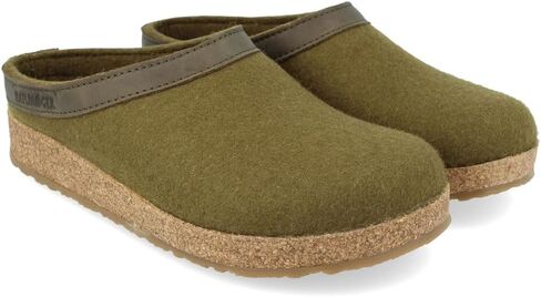 HAFLINGER Unisex-Adult GZL Boat Shoe Trimmed Wool Clogs in Saudi Arabia