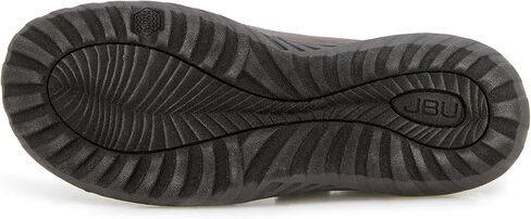 JBU Women's Avery Wide Comfort Casual Side Zipper Dress Shoe, Brown, 10 in Saudi Arabia