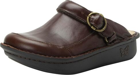 Alegria Women's Seville Oiled Brown Leather Clog 7-7.5 M US in Saudi Arabia