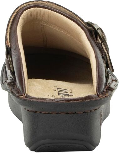 Alegria Women's Seville Oiled Brown Leather Clog 7-7.5 M US in Saudi Arabia