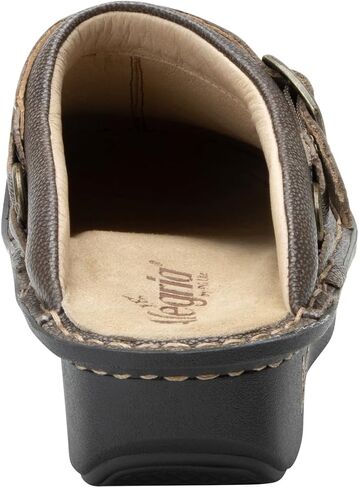 Alegria Women's Seville Oiled Brown Leather Clog 7-7.5 M US in Saudi Arabia