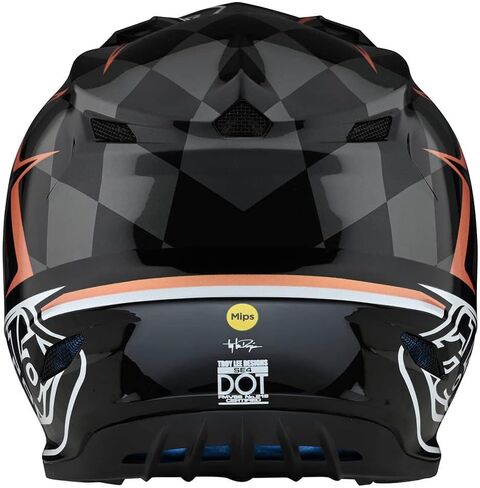 Troy Lee Designs SE4 Polyacrylite Mono Adult Motocross Helmet W/MIPS - وجه كامل للطرق الوعرة للدراجات النارية والدراجات الترابية ATV Powersports خوذة سباق رياضية مزدوجة - للرجال والنساء للجنسين (أسود، MD) in Saudi Arabia