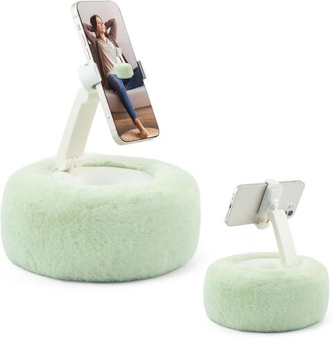 وسادة حامل الهاتف المحمول iayokocc، حامل وسادة للهاتف المحمول للقراءة، مع حامل وسادة غير قابل للانزلاق لدراسة الوعاء لمدة 2.36-3.15 بوصة للقراءة ومشاهدة مقاطع الفيديو ودفق الوسائط in Kuwait