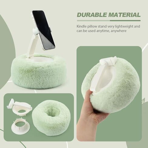 وسادة حامل الهاتف المحمول iayokocc، حامل وسادة للهاتف المحمول للقراءة، مع حامل وسادة غير قابل للانزلاق لدراسة الوعاء لمدة 2.36-3.15 بوصة للقراءة ومشاهدة مقاطع الفيديو ودفق الوسائط in Kuwait