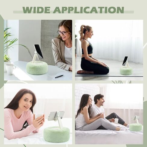 وسادة حامل الهاتف المحمول iayokocc، حامل وسادة للهاتف المحمول للقراءة، مع حامل وسادة غير قابل للانزلاق لدراسة الوعاء لمدة 2.36-3.15 بوصة للقراءة ومشاهدة مقاطع الفيديو ودفق الوسائط in Kuwait