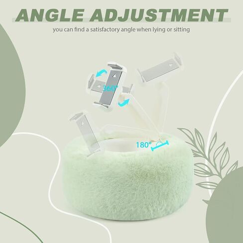 وسادة حامل الهاتف المحمول iayokocc، حامل وسادة للهاتف المحمول للقراءة، مع حامل وسادة غير قابل للانزلاق لدراسة الوعاء لمدة 2.36-3.15 بوصة للقراءة ومشاهدة مقاطع الفيديو ودفق الوسائط in Kuwait