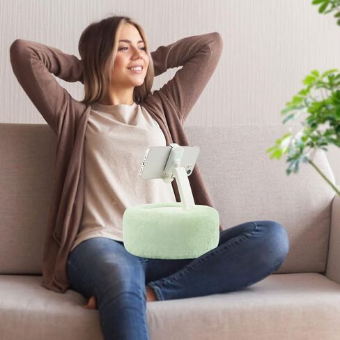 وسادة حامل الهاتف المحمول iayokocc، حامل وسادة للهاتف المحمول للقراءة، مع حامل وسادة غير قابل للانزلاق لدراسة الوعاء لمدة 2.36-3.15 بوصة للقراءة ومشاهدة مقاطع الفيديو ودفق الوسائط in Kuwait