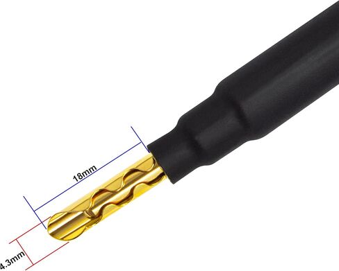 WORLDS BEST CABLES - 10 Foot - Coaxial Audiophile Single Speaker Cable for Center Channel - Custom Made Using Mogami 3082 Wire & Eminence Gold Plated Banana & Spade Plugs in Saudi Arabia