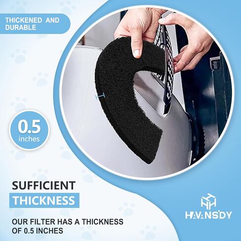 10 قطع من مرشحات الكربون لروبوت صندوق الفضلات الأوتوماتيكي 4، ملحقات منظفة وتحكم في الرائحة - مرشحات كربون متينة وفعالة لأتمتة صندوق الفضلات in Kuwait